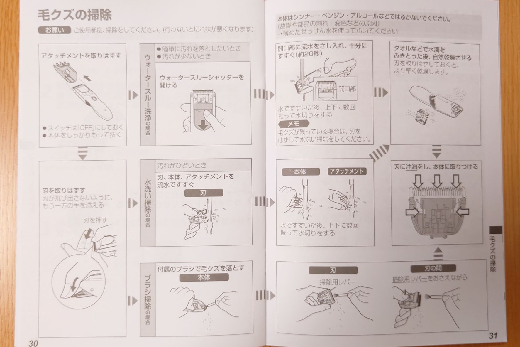 パナソニック製バリカンヘアカッター(ER-GF81)