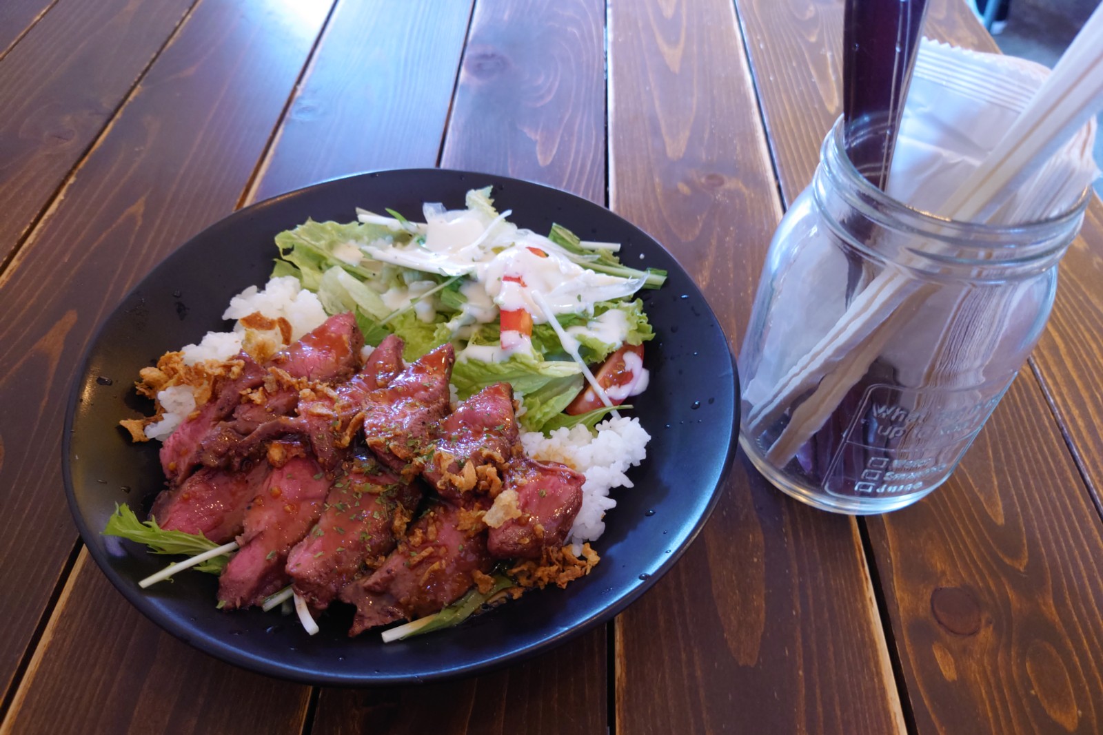 SEA GREEN CAFE,STEAK RICE BOWL