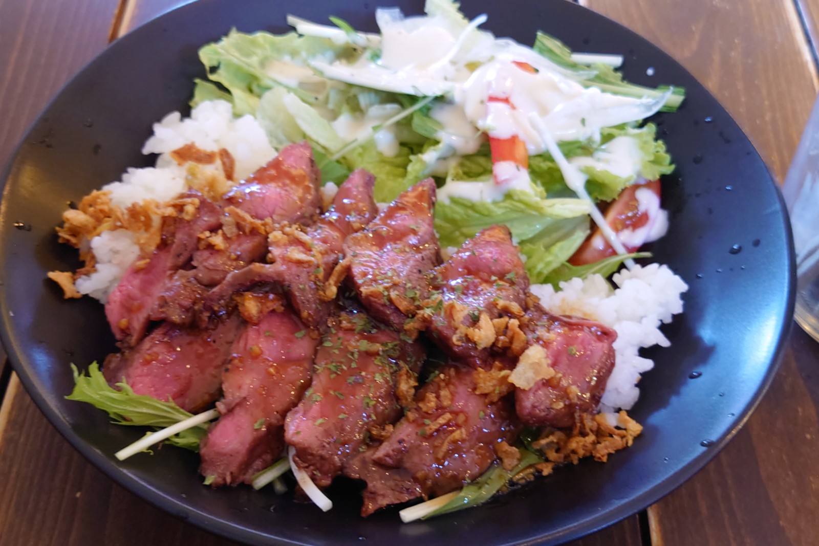 SEA GREEN CAFE,STEAK RICE BOWL