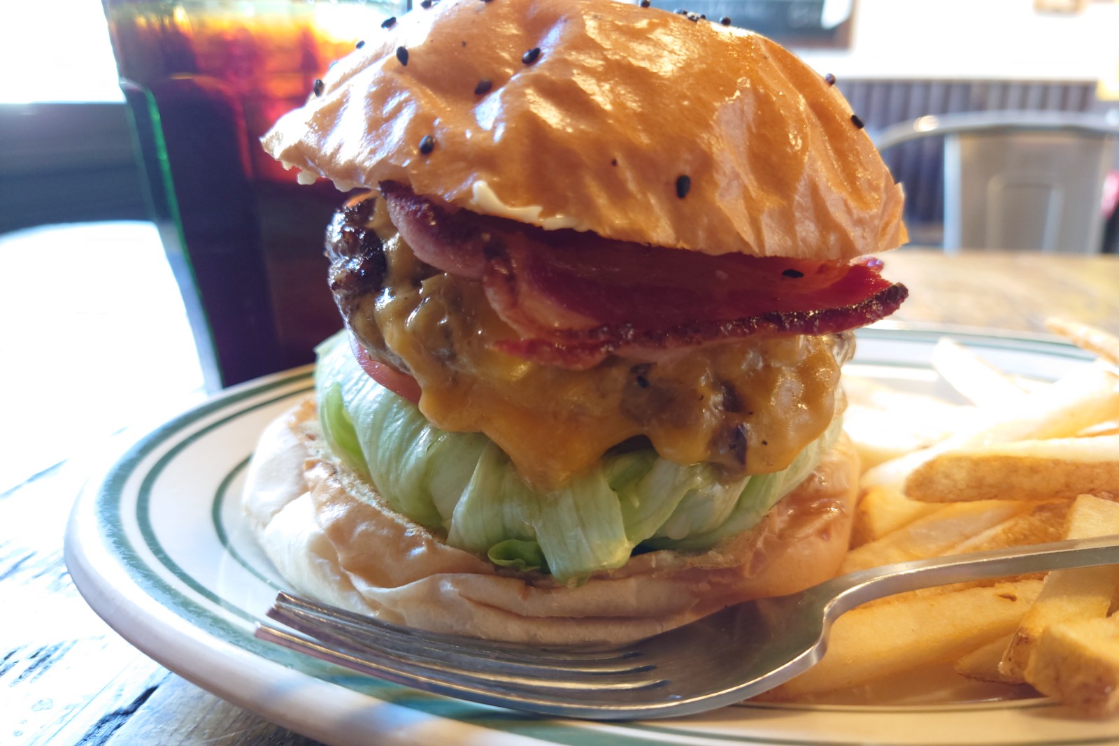 ジャイアントステップ,ベーコンチーズバーガー,平日ランチセット