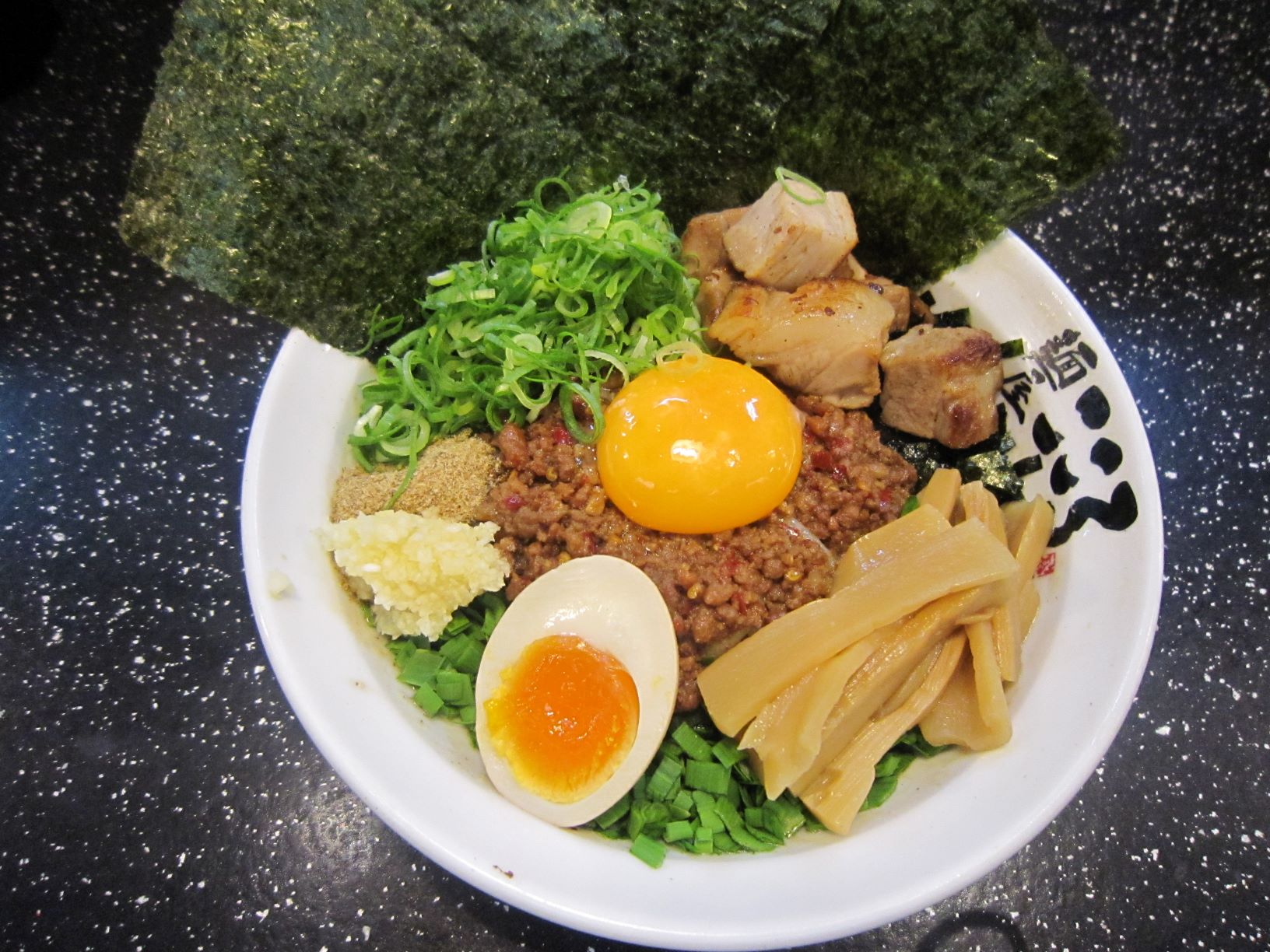 麺屋こころ,台湾まぜそば全部のせ