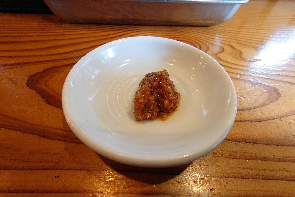 つけ麺一滴,ニンニク醤油