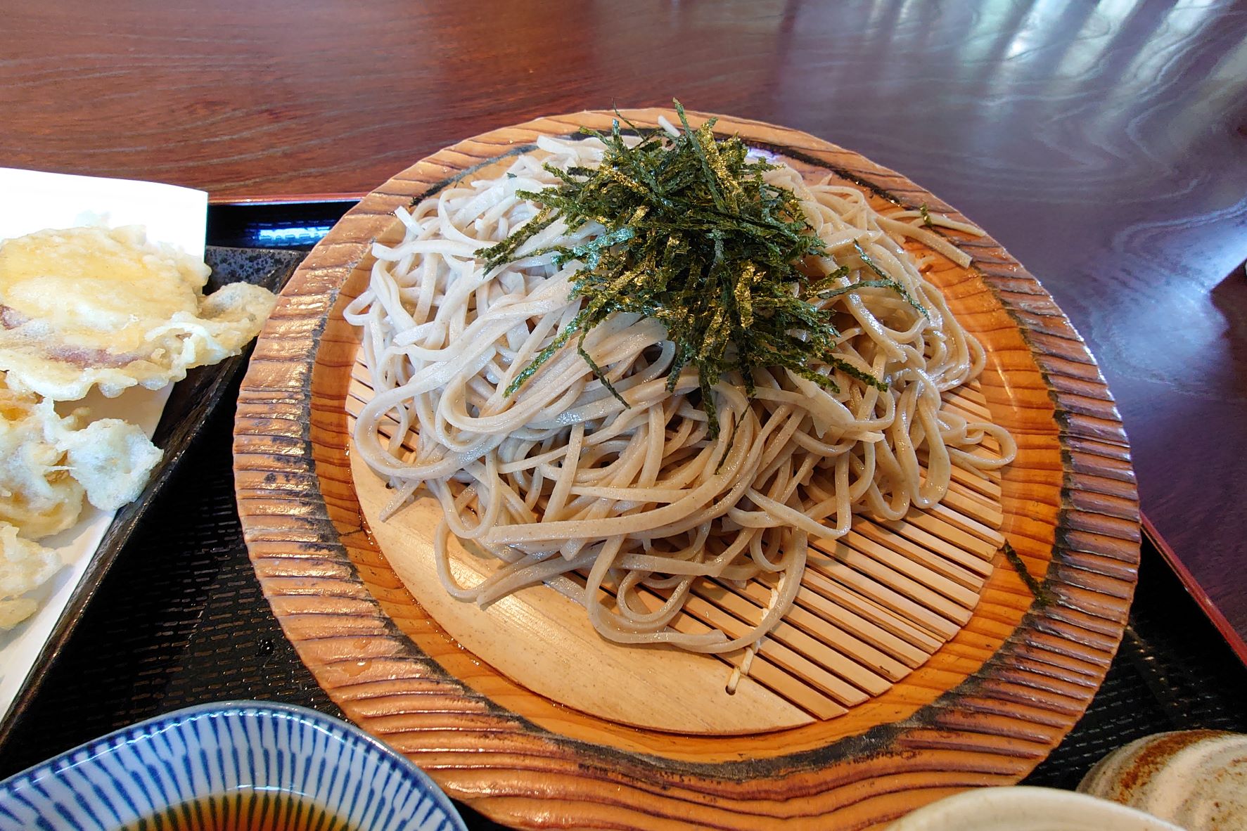 天ざるそば,蕎麦処あさぎり