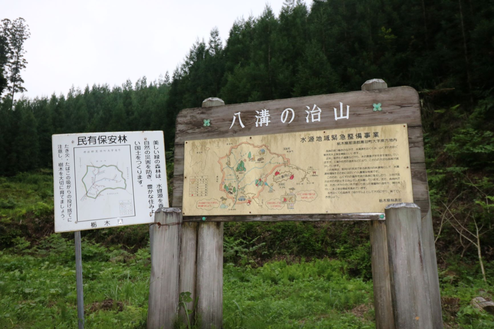 八溝の治山