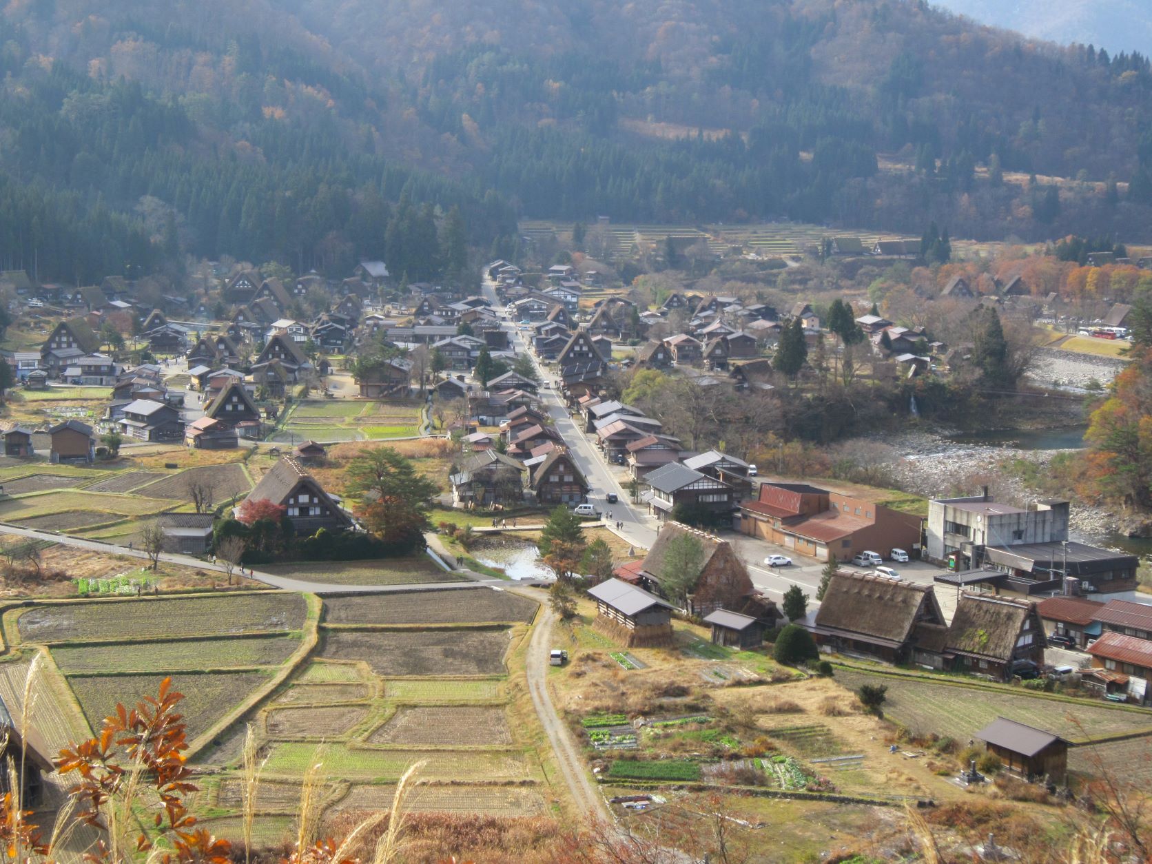 世界遺産・白川郷,天守閣展望台