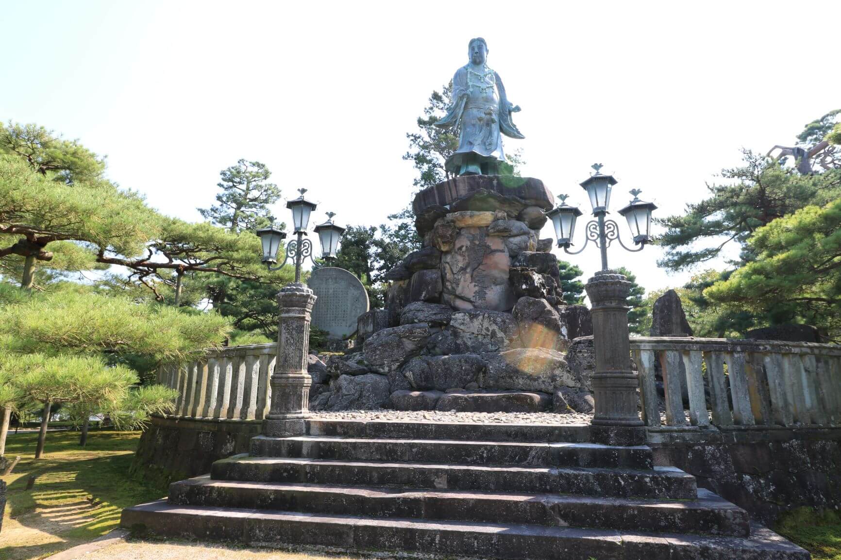 兼六園の明治記念之標