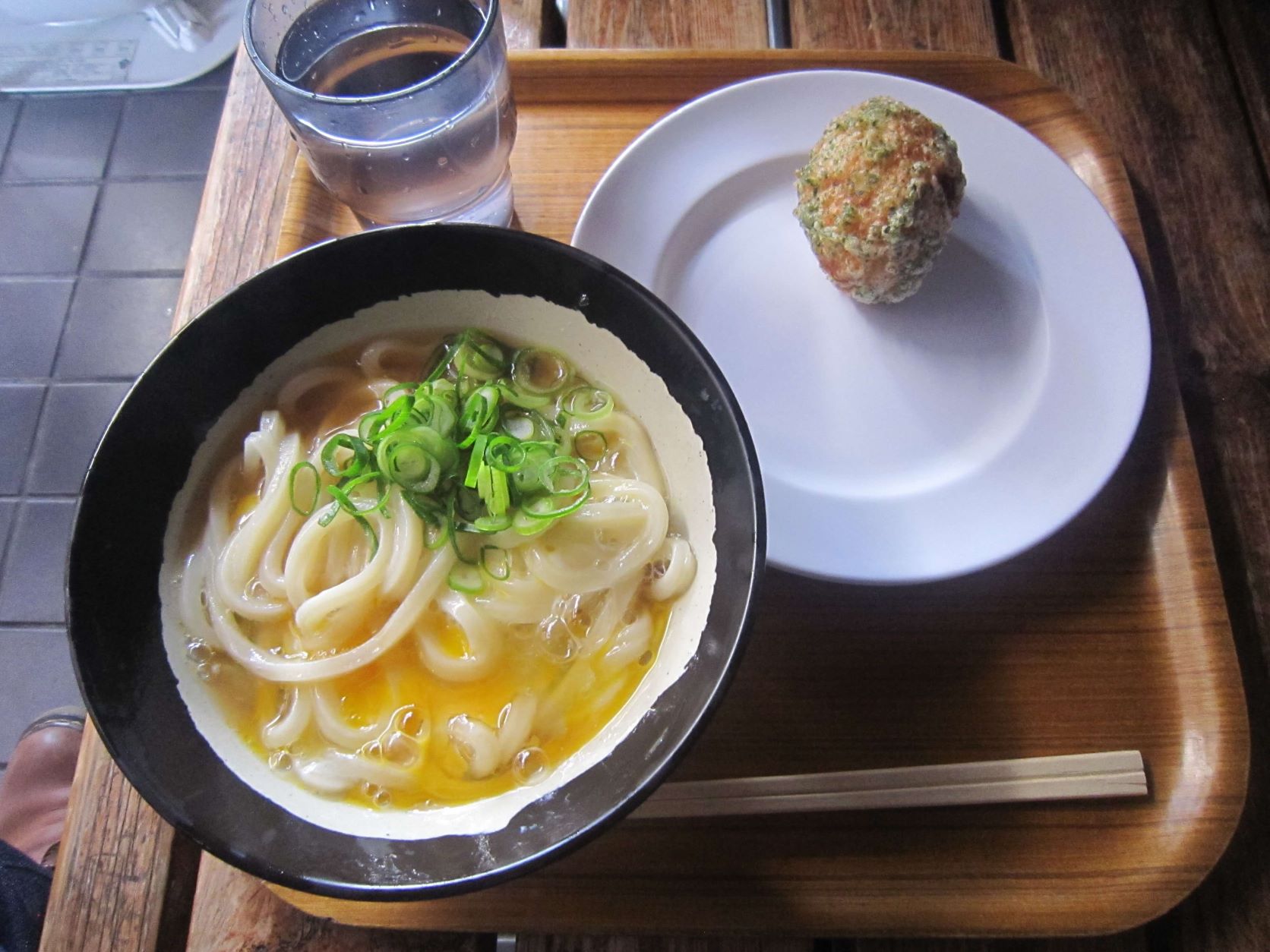 かまたま,芋天,山越うどん