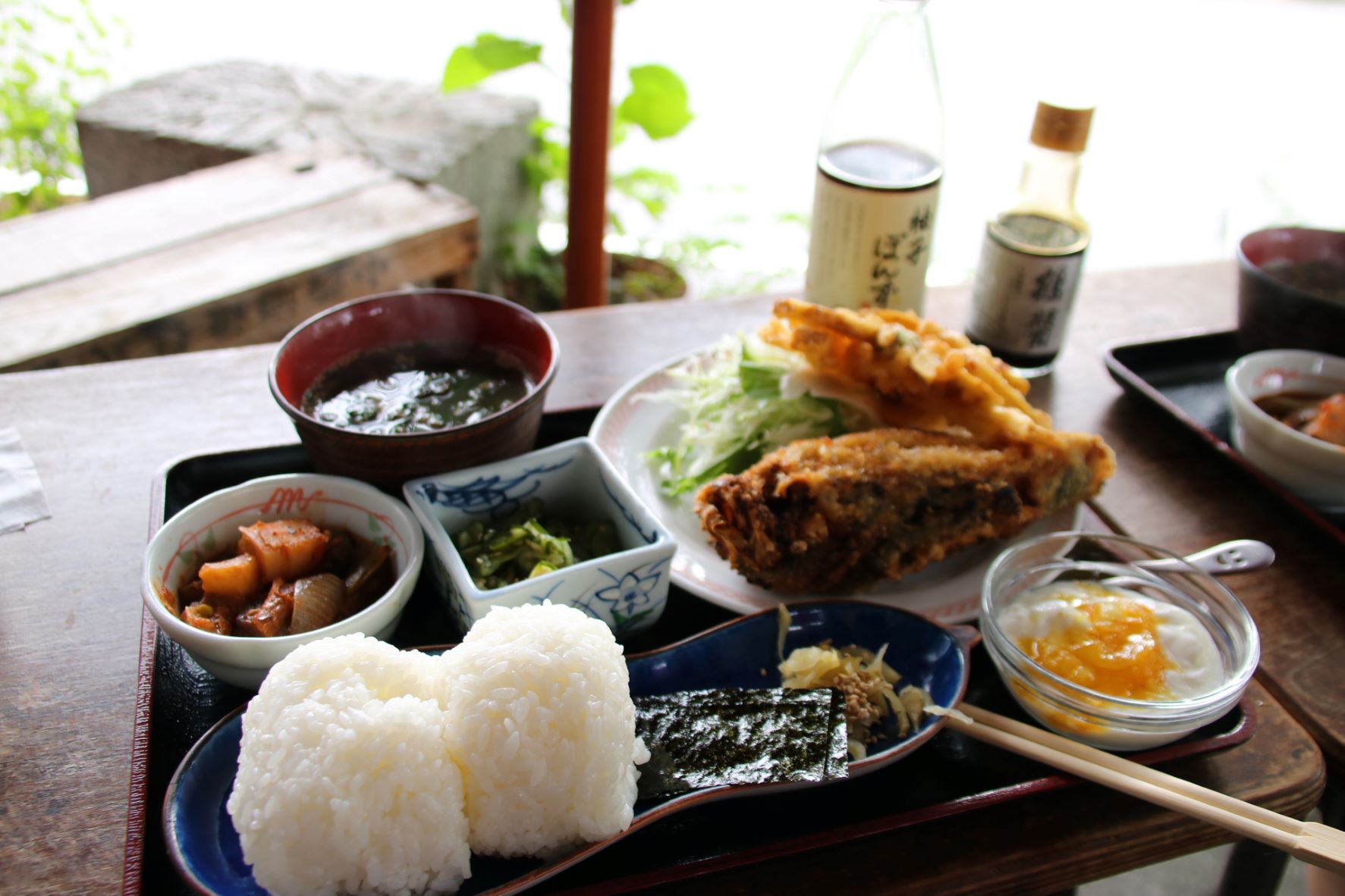 棚田のおにぎり定食