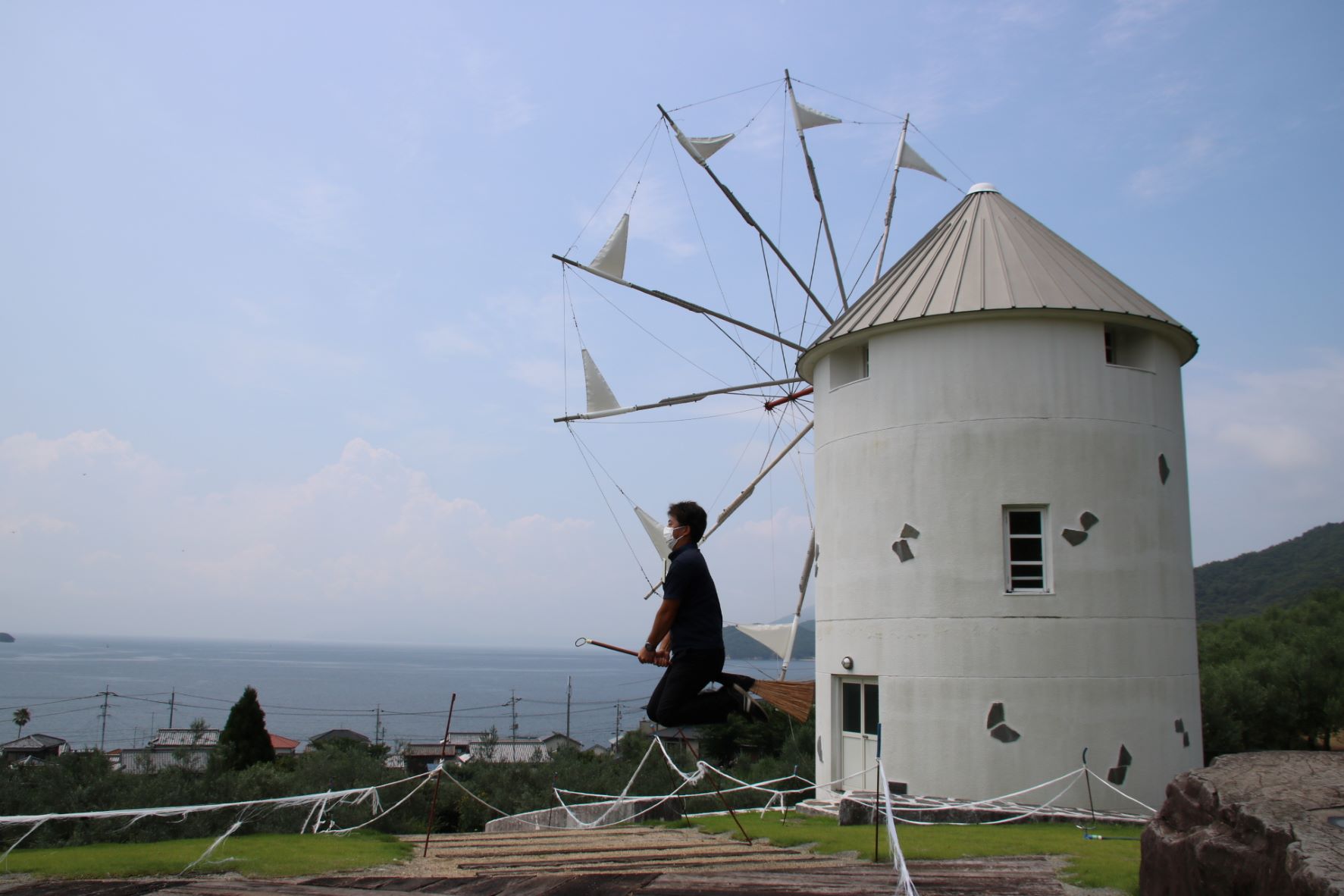 小豆島オリーブ公園,ギリシャ風車