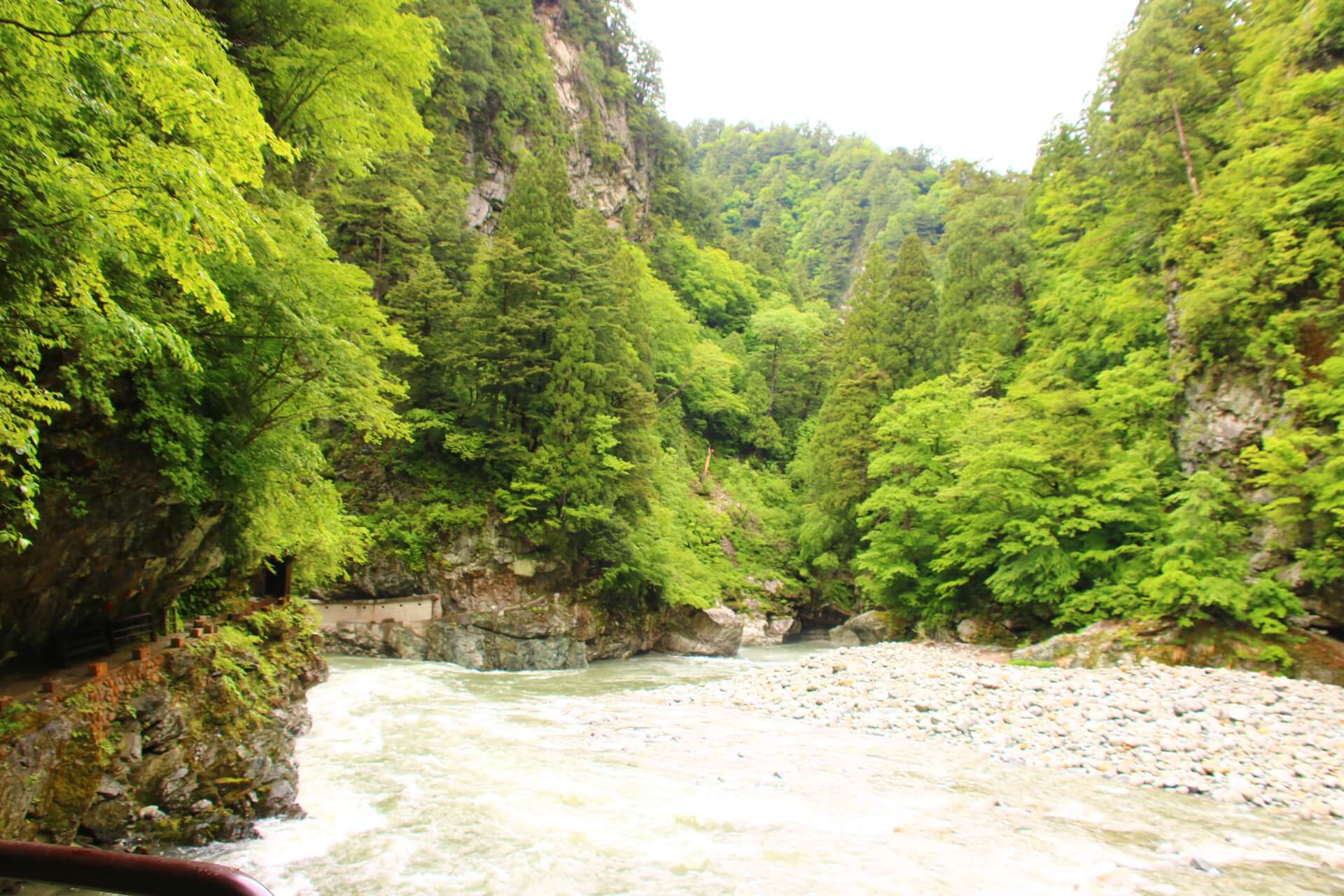 猿飛峡,黒部峡谷鉄道