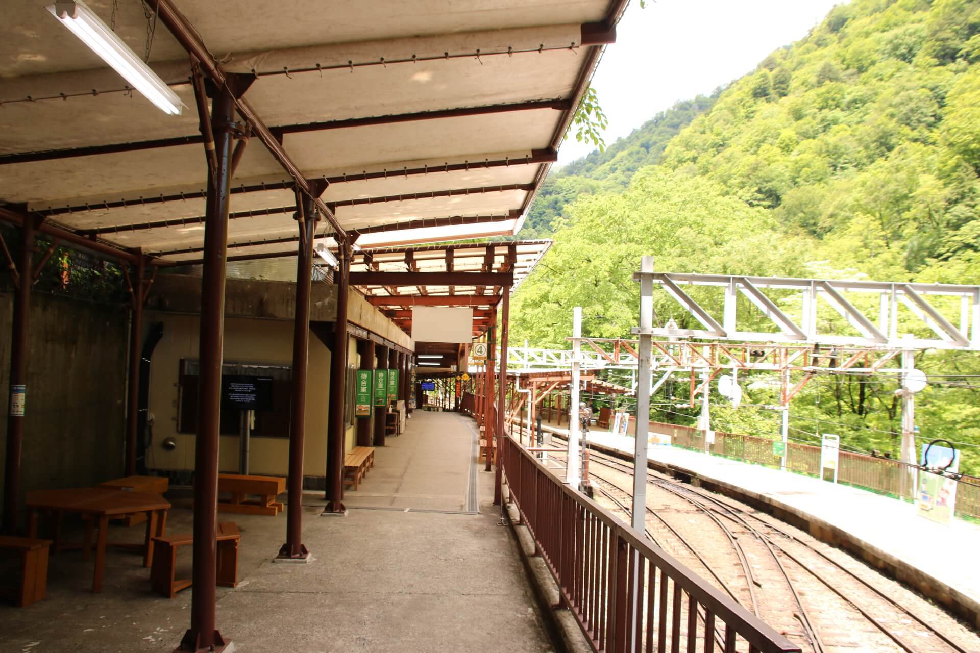 鐘釣駅,黒部峡谷鉄道