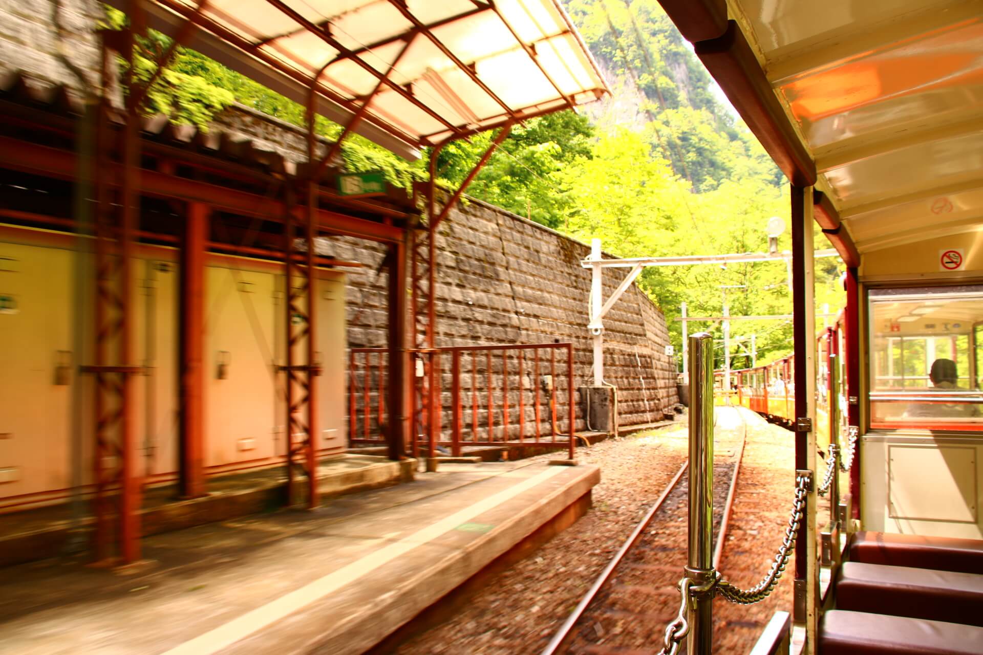 鐘釣駅,黒部峡谷鉄道