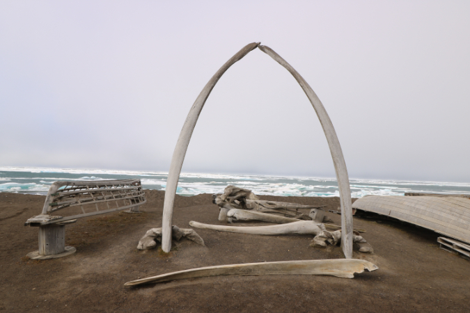 Barrow Whale Bone Arch,バロー,アラスカ