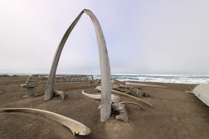 Barrow Whale Bone Arch,バロー,アラスカ