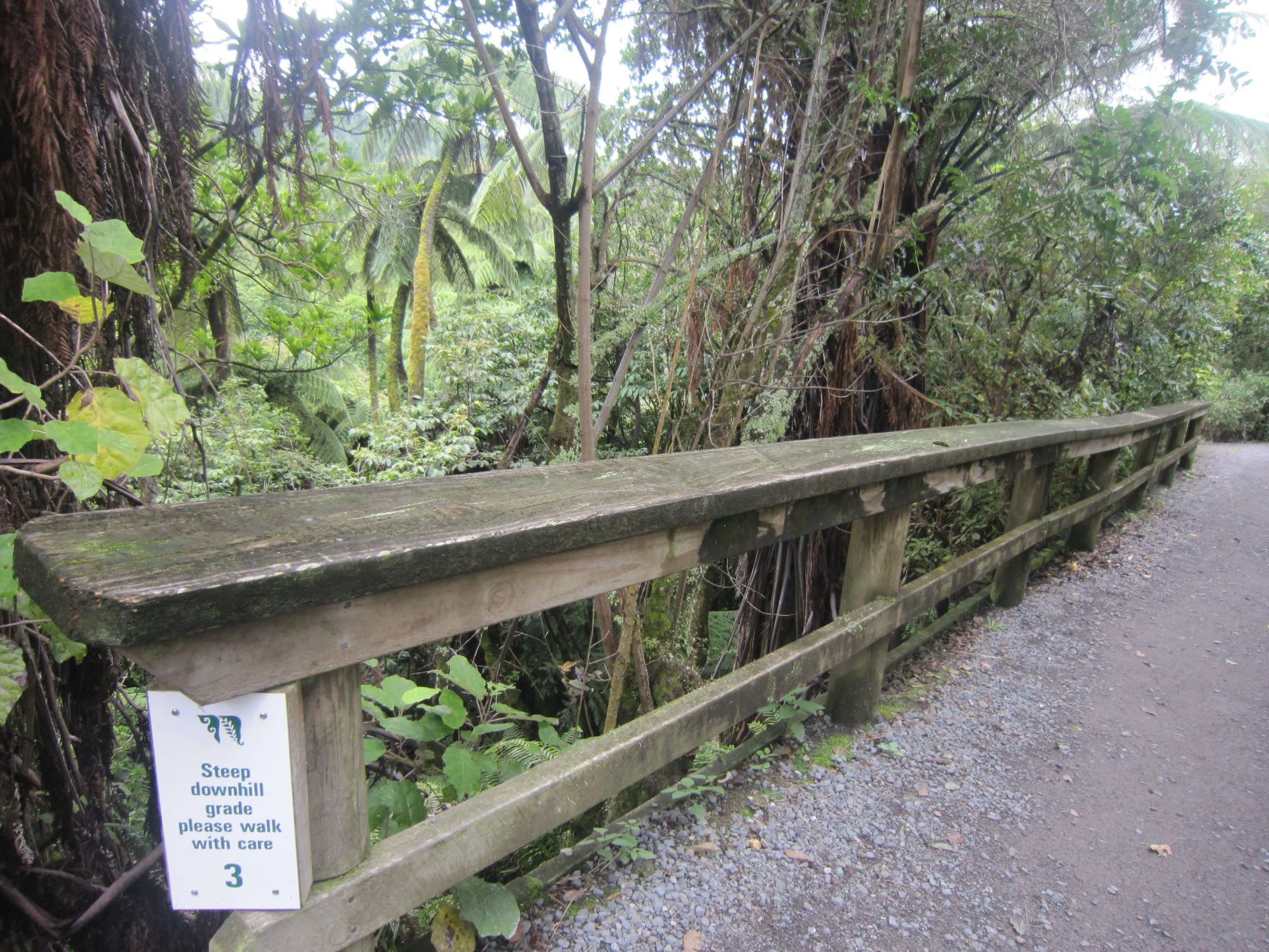 馬のサドル,ワイマング火山渓谷