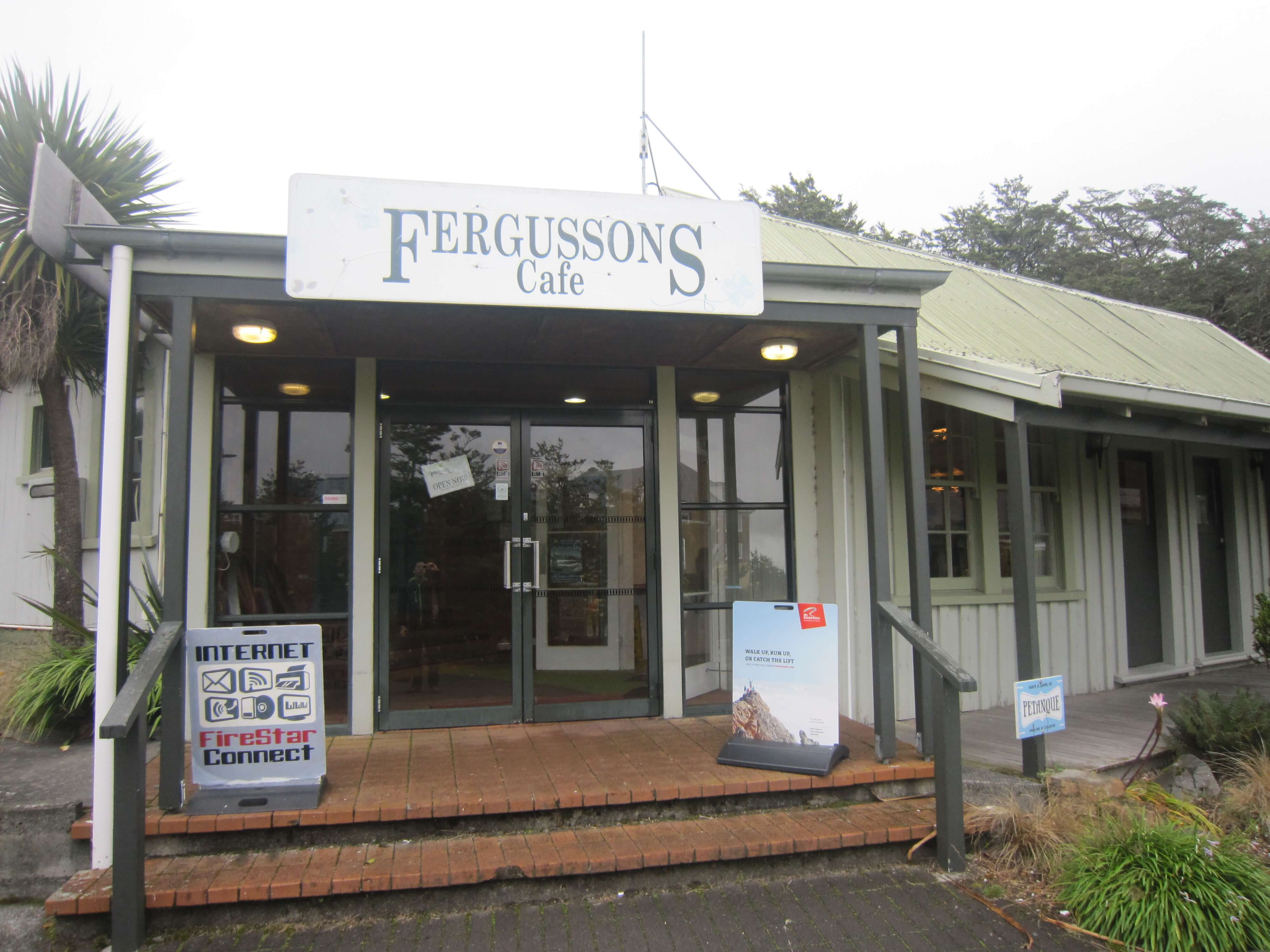 fergusson's cafe,トンガリロ国立公園