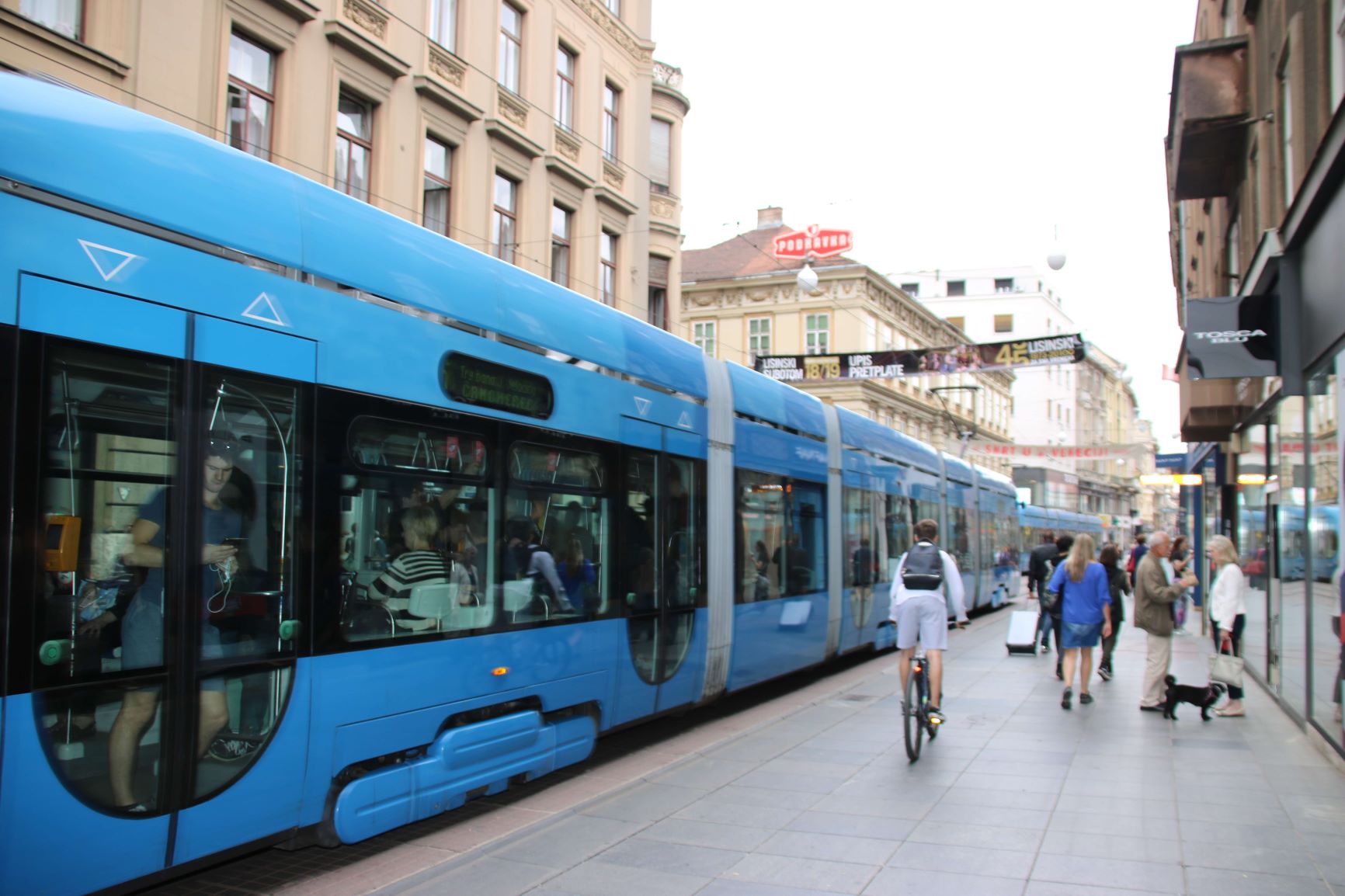 ザグレブの路面電車